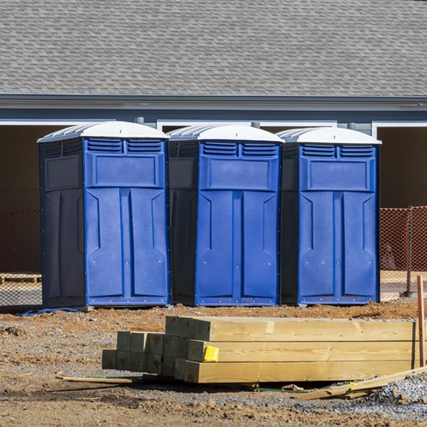 how do you dispose of waste after the portable restrooms have been emptied in Frederick